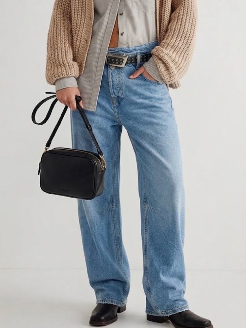 Free People NWT Crossroads Mid Rise Slim Straight Jeans